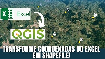 Importar tabela de coordenadas do EXCEL para o QGIS