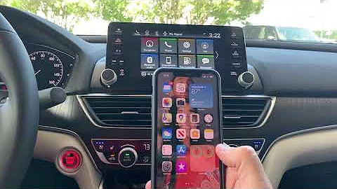 Wireless Apple Carplay setup in Honda.