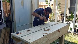 $100 Nicholson English/Roubo style Workbench Part 1