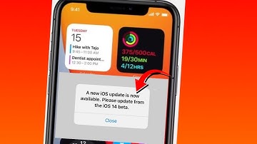 iOS 14.2 Beta 4 POP-UP ( A new iOS update is now available Please update from the iOS 14