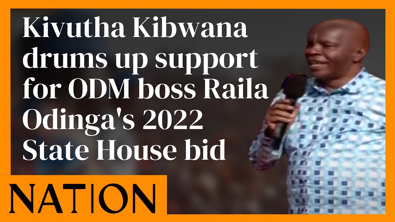 Download Kivutha Kibwana drums up support for ODM boss Raila Odinga's 2022 State House bid