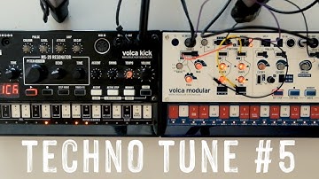 Korg volca modular & Korg volca kick - techno jam #5