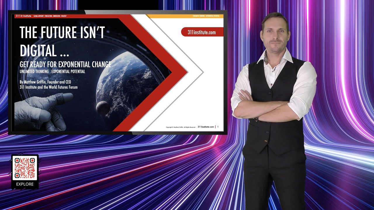 Matthew Griffin on stage: The Future isn't Digital