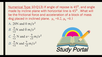 Friction 06: Angle of Repose MCQ Numerical,+2(NEB) Science Exam/MBBS/IOE/AG/CTEVT.