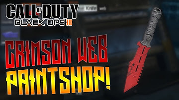 Black Ops 3: PaintShop Tutorial "CRIMSON WEB" KNIFE (How To Make BO3 Camos)
