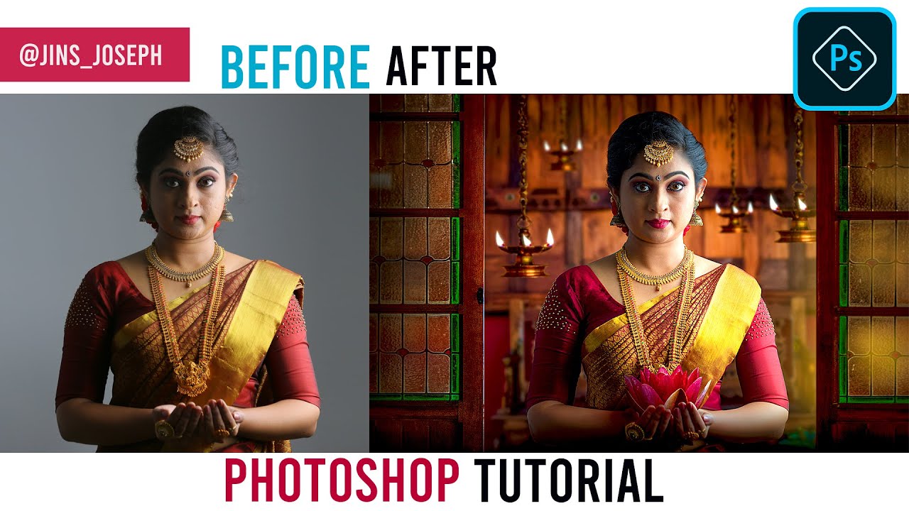 photoshop manipulation tutorial 2020 | saree editing in photoshop 2020 | background cutting 2020