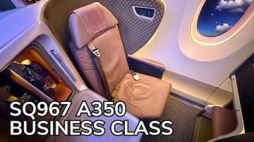 SQ967 Singapore Airlines Short-haul A350 Business Class Jakarta to Singapore June 2025 Review