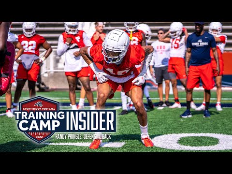 Stony Brook DB Randy Pringle | Training Camp Insider | Stony Brook Football 2022
