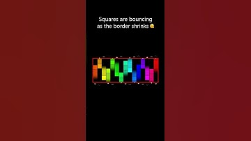 An exciting simulation of squares #simulation #satisfying #crash #viral #trending