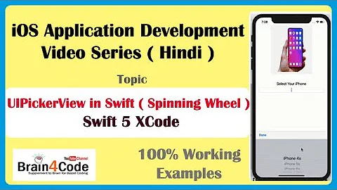 UIPickerView in Swift 5 Xcode | Hindi | Choice Selection with Spinning Wheel with Picker View iOS