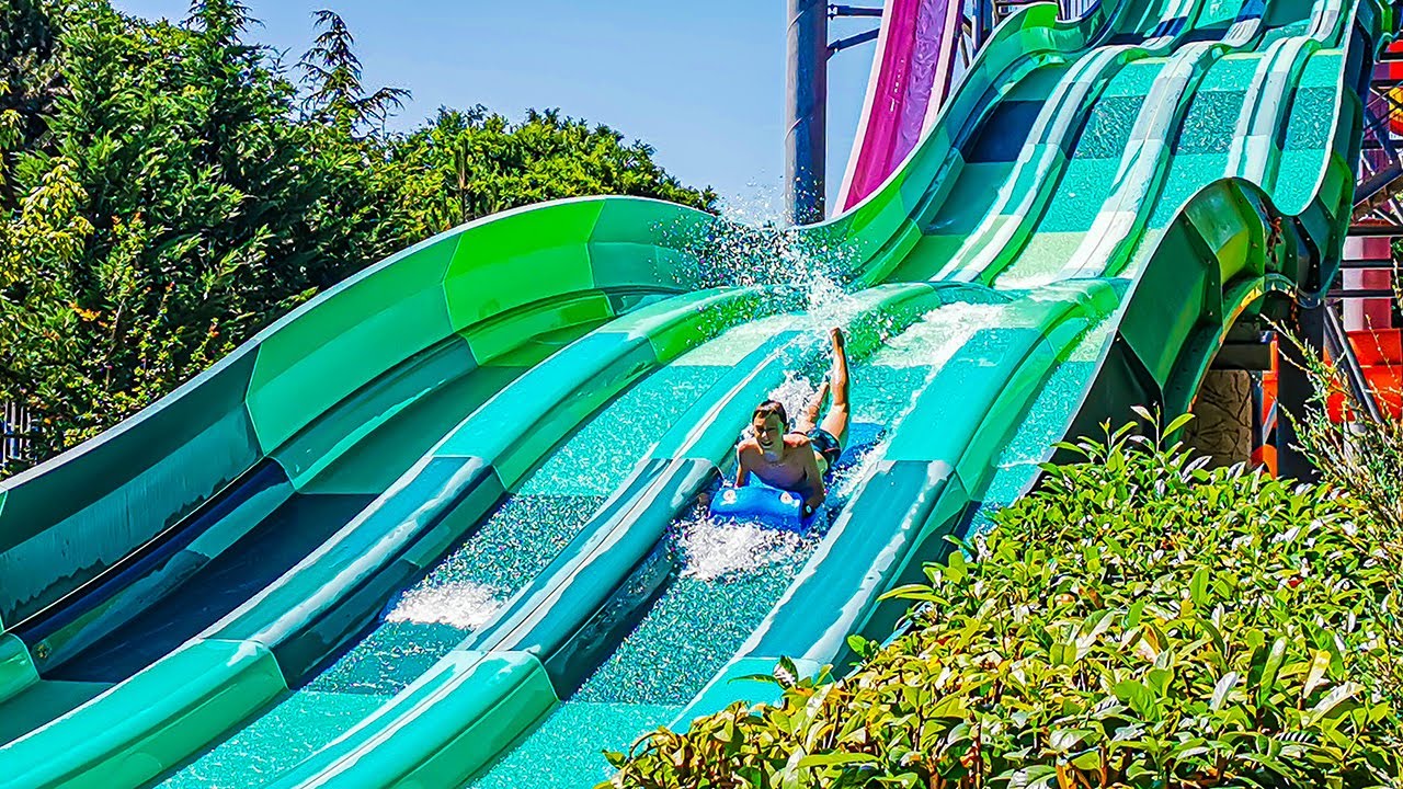 Cool Racer Water Slide At Aquamania Albena YouTube