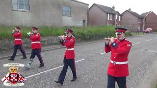 Upper Bann Fusiliers FB @ Mullabrack Accordion Band Parade 2024