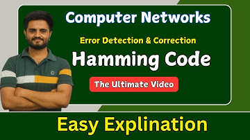 Hamming code |Error Detection and correction| Computer Network