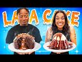 HOW TO MAKE HOT LAVA CHOCOLATE CAKE | COOKING WITH THE PRINCE FAMILY