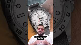 NATO straps on dress watches? 🤮 #luxurywatches #watches #natostrap #rolex #cartier #grandseiko