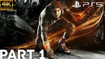 INFAMOUS SECOND SON PS5 Gameplay Walkthrough Part 1 - THE BEGINNING [4K 60FPS] - No Commentary