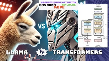 LLAMA vs Transformers: Exploring the Key Architectural Differences (RMS Norm, GQA, ROPE, KV Cache)