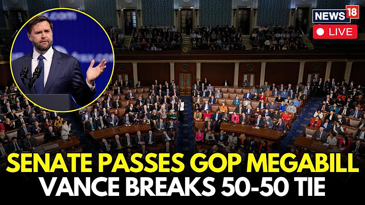Senate LIVE | Vance Breaks 50-50 Tie As Senate Passes GOP Megabill After Voting Around The Clock