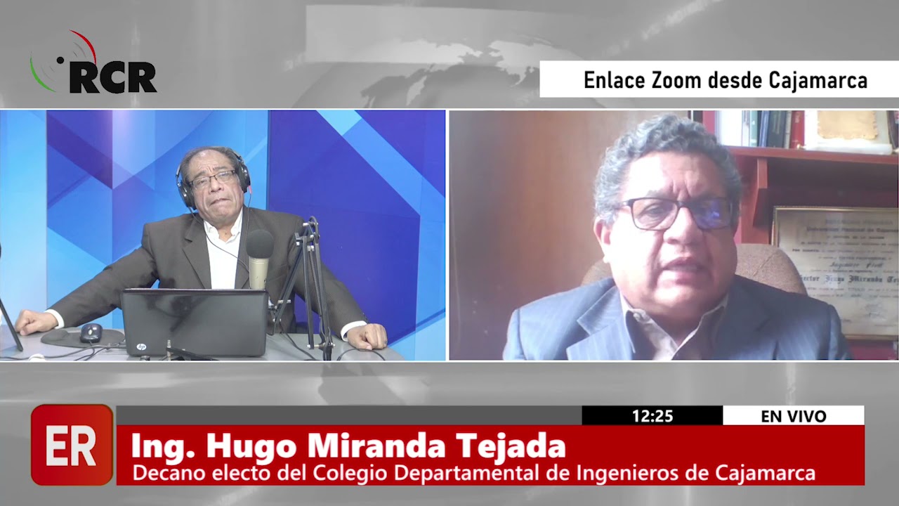 ENTREVISTA A HUGO MIRANDA, NUEVO DECANO DEL COLEGIO DE INGENIEROS DEL PERÚ DE CAJAMARCA