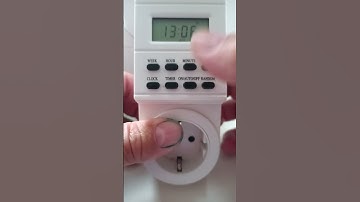 Программирование недельного таймера