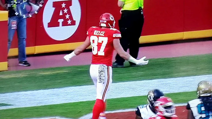 Travis Kelce 😄😄😄😄😄 threw his towel as a flag at the ref 😂😂😂😂😂