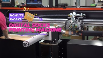 Direct Digital Socks Printing Machine Process - How it