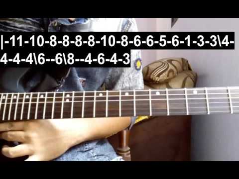 Mere Rashke Qamar (Single String) Guitar Tabs Tutorial | Nusrat Fateh Ali Khan | Shubham Joshi