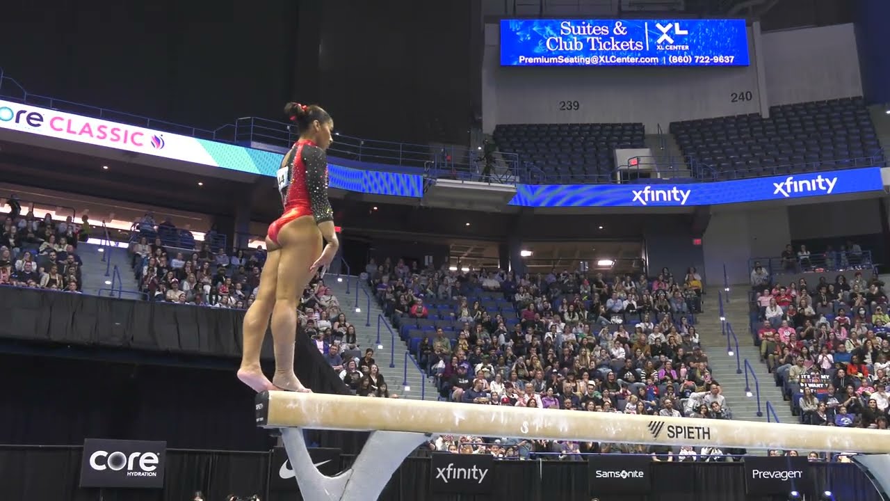 Jordan Chiles -  Floor Exercise -  2024 Core Hydration Classic  - Senior Women Session 2