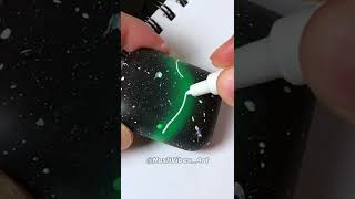 Custom Glowing AirPods using Posca Markers! Satisfying! (#Shorts) screenshot 1