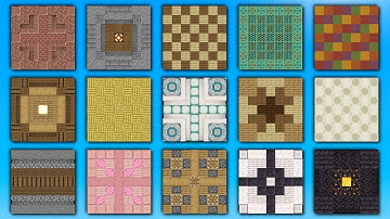 100 Minecraft Floor Designs
