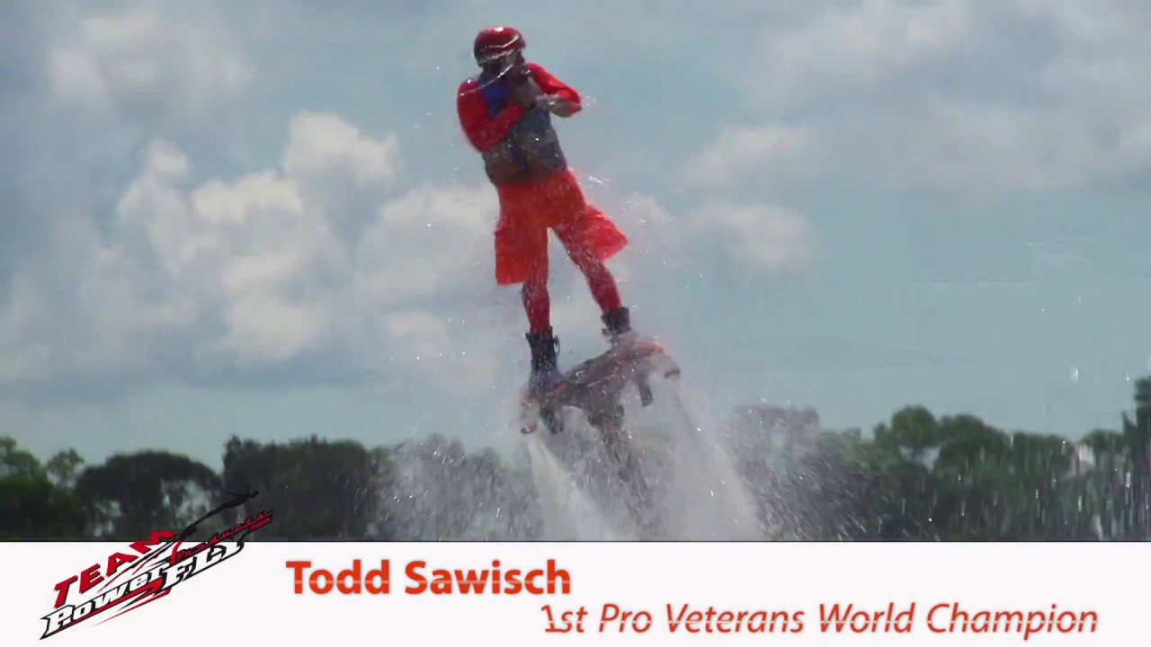 World Champion Veteran Flyboard Athlete Todd Sawisch