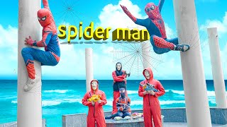 SPIDER MAN TROLL In Real Life | Try Not To Laugh with Funny Live Action #7