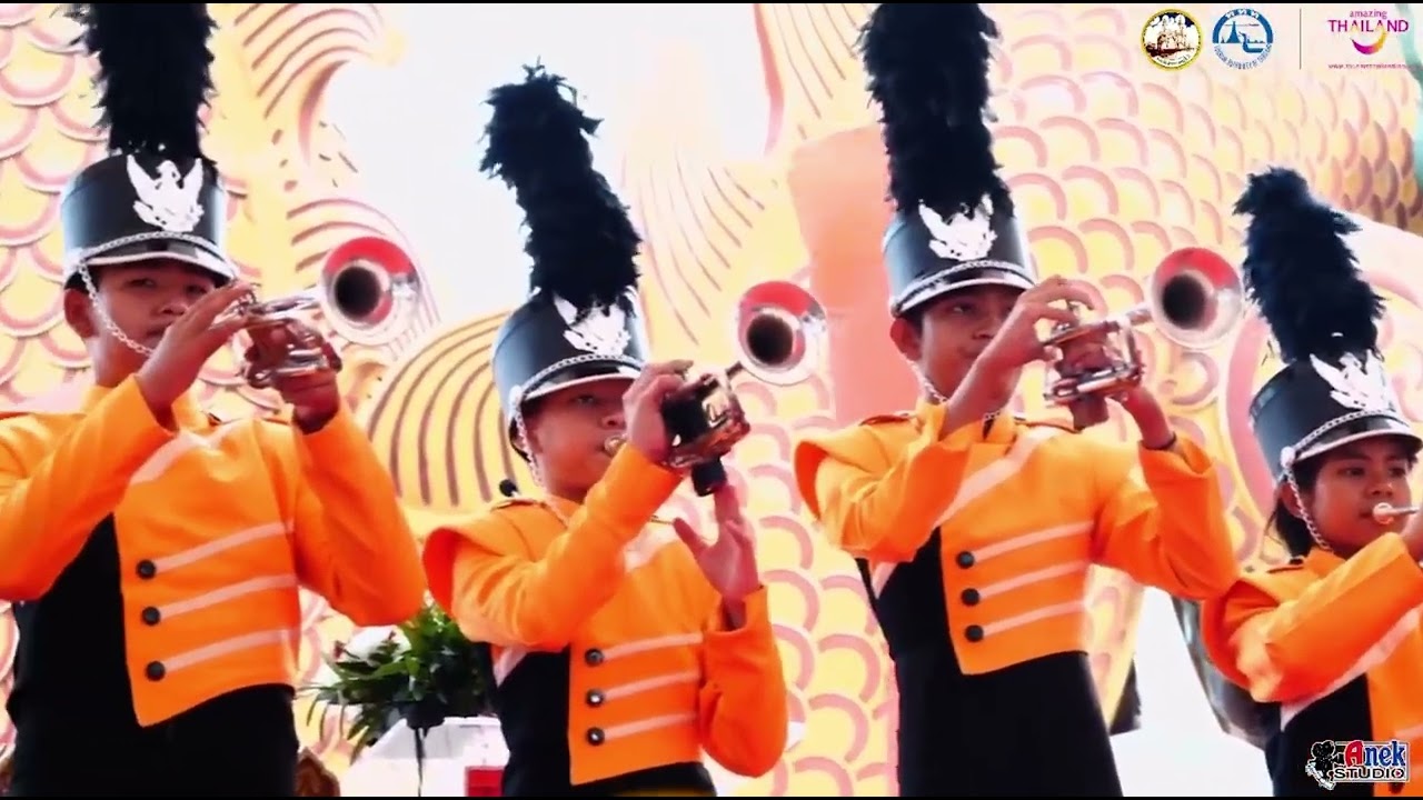 บ้านเกิดเมืองนอน - วงโยธวาทิตโรงเรียนบรรหารแจ่มใสวิทยา 1 งานประเพณีทิ้งกระจาดจังหวัดสุพรรณบุรี 2568