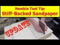 UPDATE: Newbie Tool Tip: Stiff-Backed Sandpaper