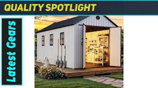 YITAHOME 8x16 FT Outdoor Storage Shed – The Ultimate Garden Shed for Your Gear