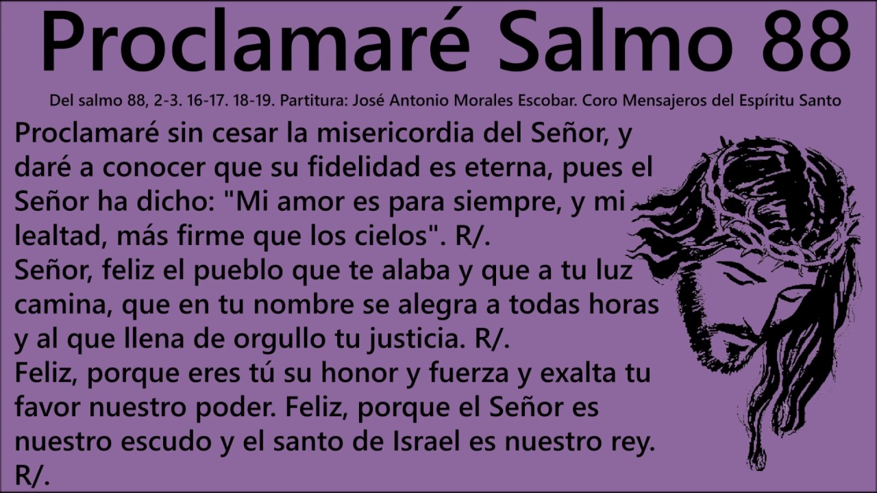 Proclamar Salmo 88 YouTube proclamar-salmo-88-youtube