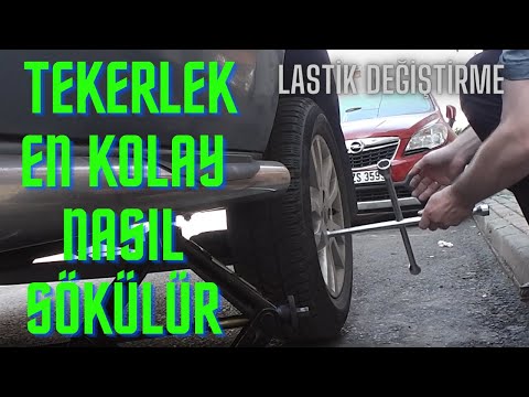 Araç Tekerleği En Kolay Nasıl Sökülür - Lastik Değiştirme - Lazım Olmaz Demeyin...!