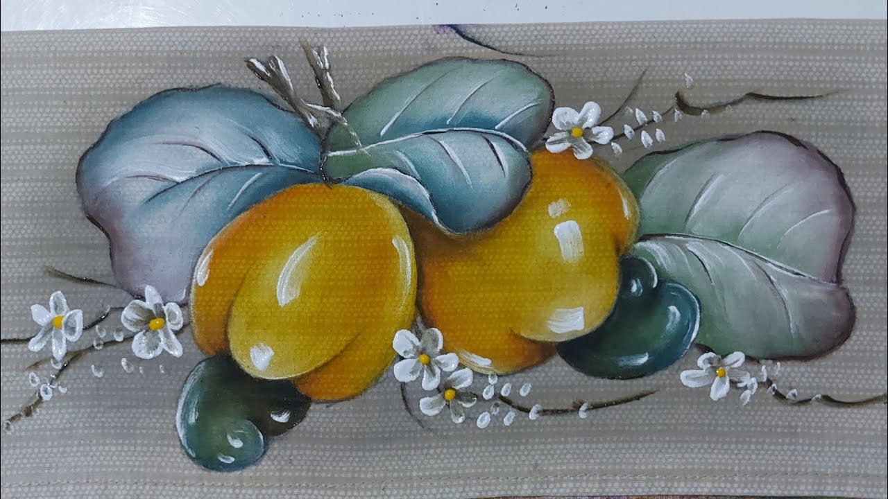 22 - Pintura 2026 - Aprenda a pintar caju em tecido 