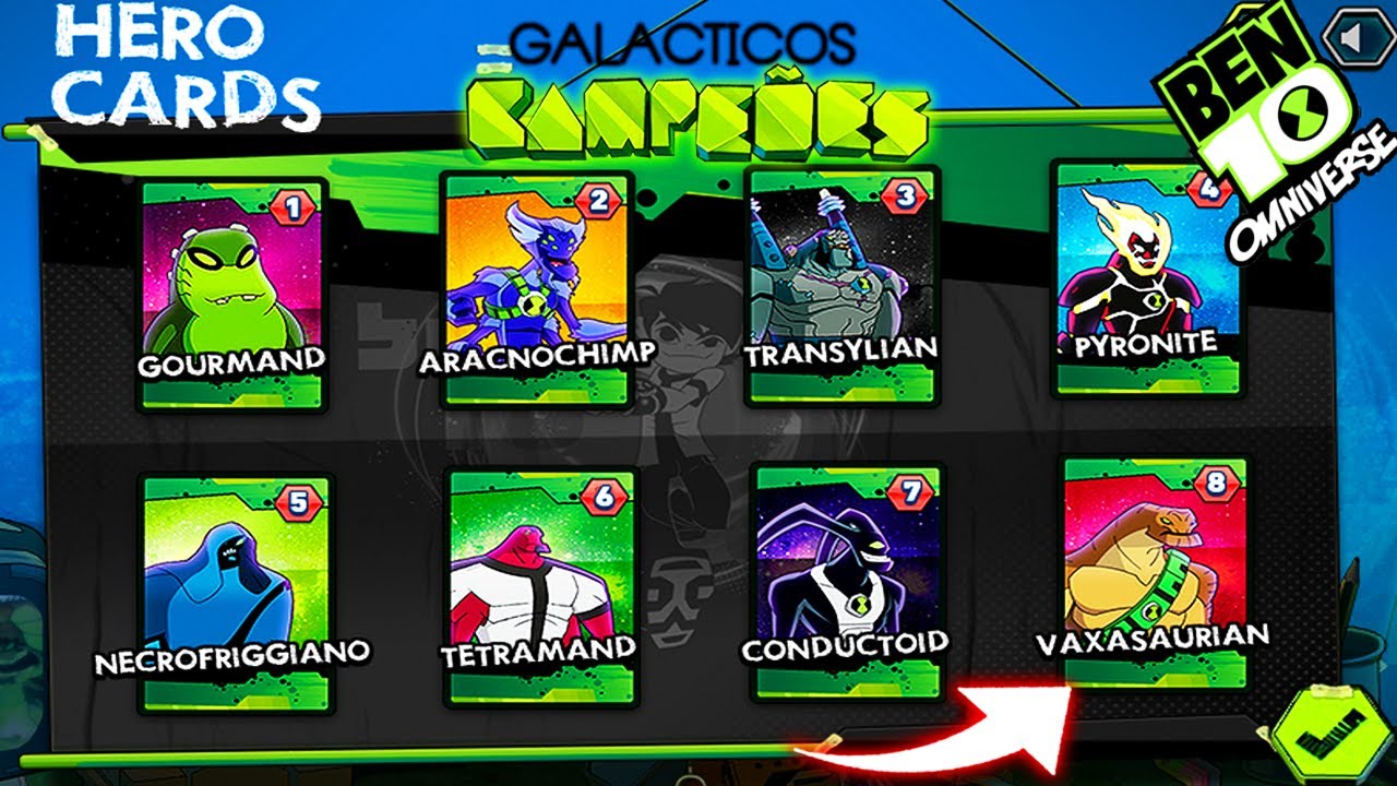 BEN 10 CAMPEÕES GALÁCTICOS #5 ! TORNEIO DO ALIEN ERNOMOSSAURO O MAIS ...
