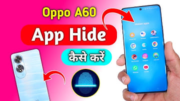 Oppo a60 me app hide kaise kare how to hide apps in Oppo a60 /Oppo a60 app hide setting