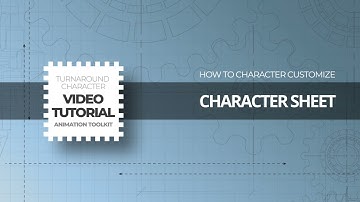6. Character Sheet - Turnaround CA Toolkit Tutorial