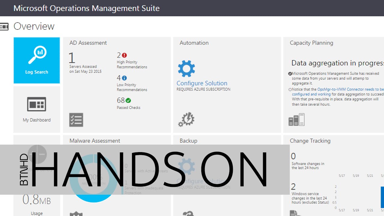 Microsoft Operation Management Suite Hands On YouTube