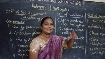 Pedagogy of mathematics teaching skills