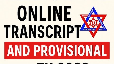 How to apply Transcript Online from TU.  Online Transcript kasri nikalne . Online Transcript apply.