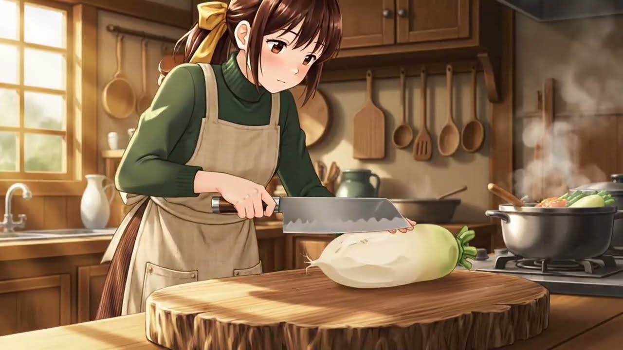 A cozy Day in my Home | 02 hours | Cozy Moments | Ghibli Style Video