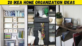 20 Ikea Home Organization Ideas / Affordable Organization You Need 2024