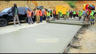 Kamati Ya Bunge Yatembelea Barabara Ya Zege Ludewa Njombe Naibu Waziri Kasekenya Amtaja Rais Samia