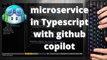 ASMR Programming REST service in Typescript with copilot - No Talking
