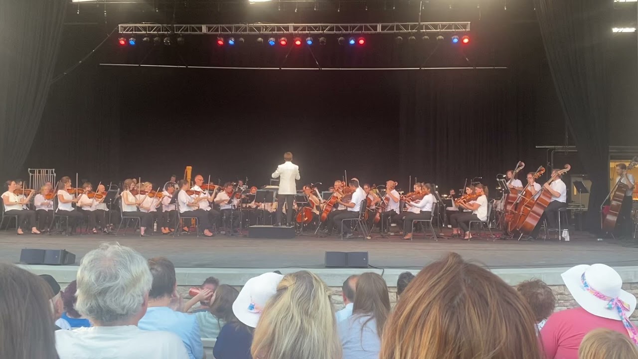 Utah Symphony performs for the 25th Anniversary of the Sandy City Amphitheater