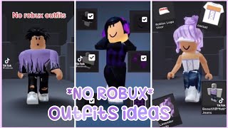 AESTHETIC *NO ROBUX* OUTFIT IDEAS ✨